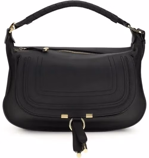 Chloé Black Calf Leather Bos Taurus Shoulder Bag