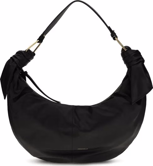 Coccinelle Black Calf Leather Bos Taurus Shoulder Bag