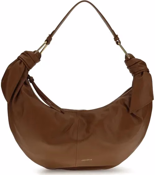 Coccinelle Brown Calf Leather Bos Taurus Shoulder Bag