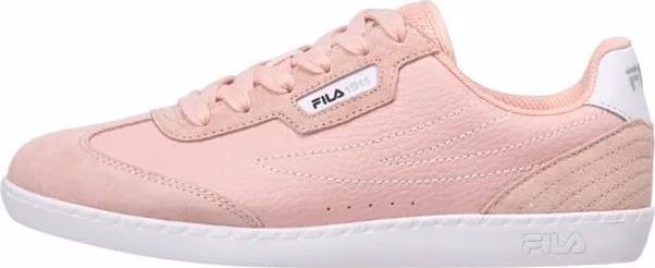 Fila Pink Leather Low Top Sneakers