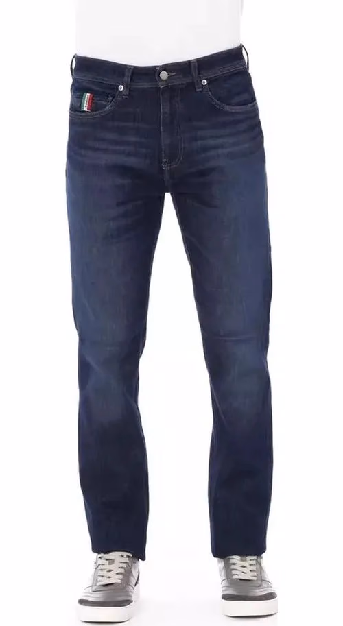 Baldinini Trend Blue Cotton Jeans Denim