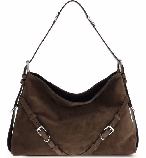 Givenchy Black Calf Leather Bos Taurus Shoulder Bag