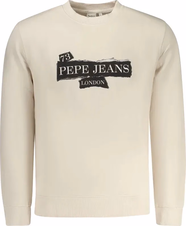 Pepe Jeans Beige Cotton Men Sweatshirt