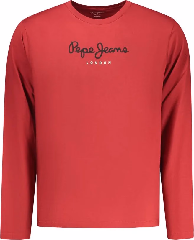 Pepe Jeans Rosso Cotton Men T-Shirt