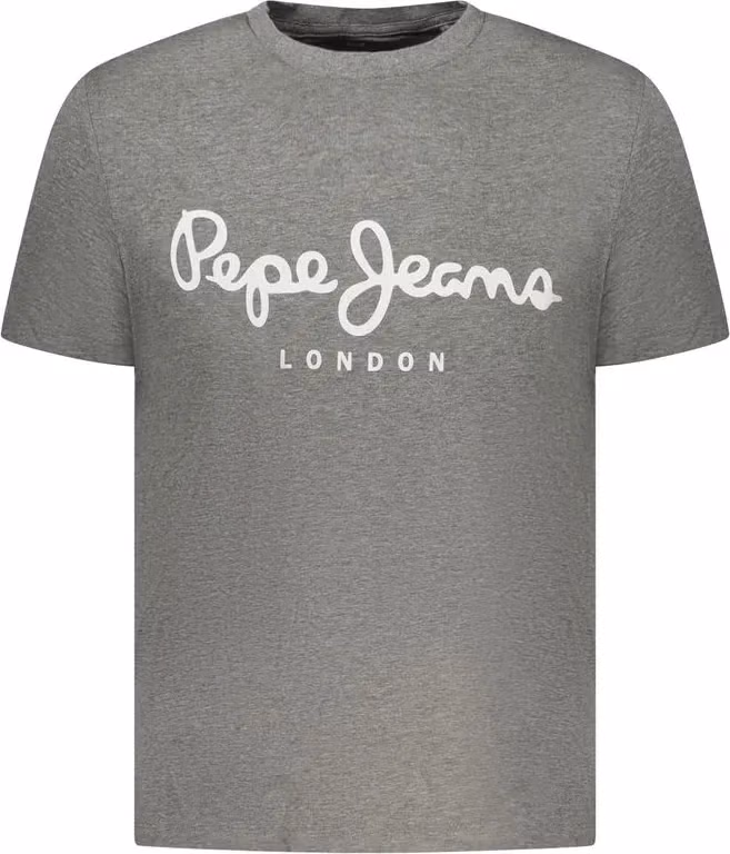 Pepe Jeans Grigio Cotton Men T-Shirt