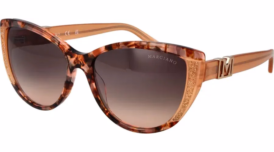 Marciano by Guess Brown Acetate Sunglasses
