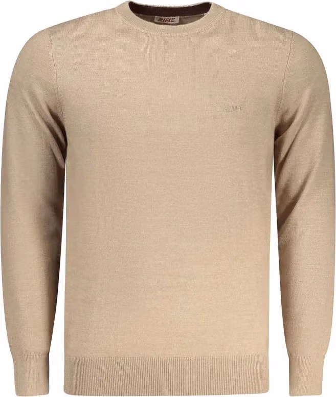 Rifle Beige Polyester Men Sweater