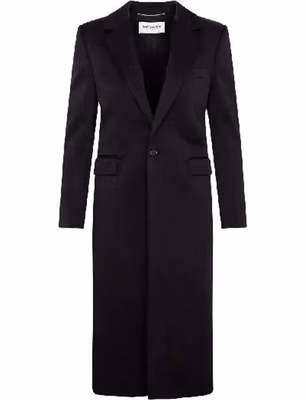 Black Acetate Coat