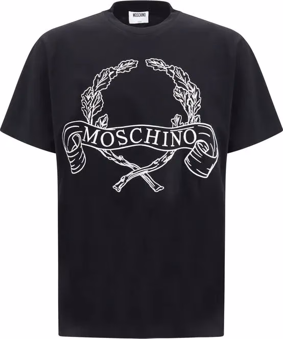 Moschino Black Cotton T-Shirt