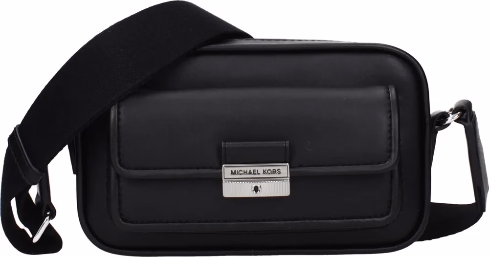 Michael Kors Black Leather Crossbody Bag