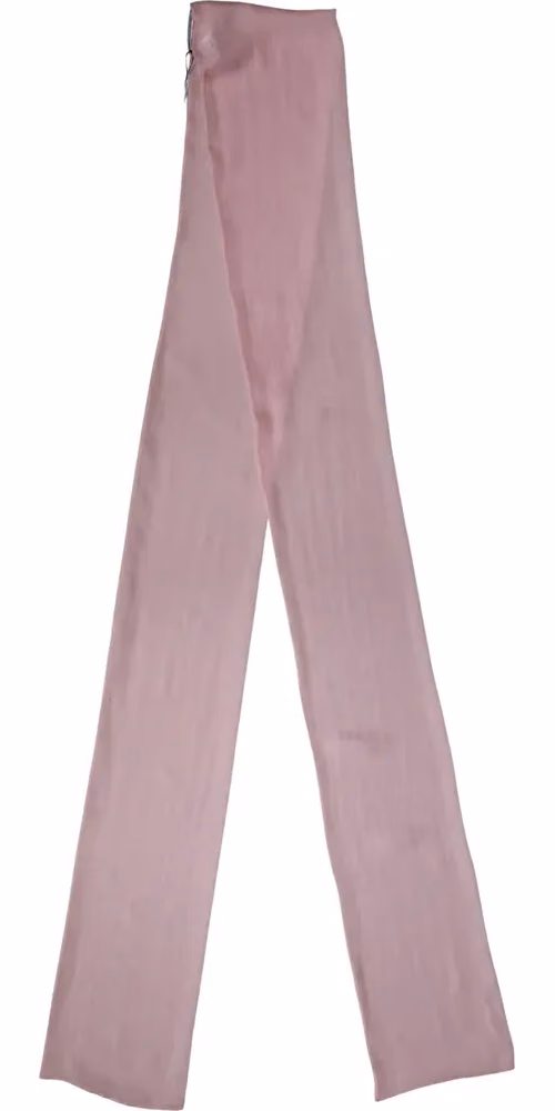 Dolce & Gabbana Pink Silk Sash Wrap Shawl Foulard 291cm x 19cm Scarf