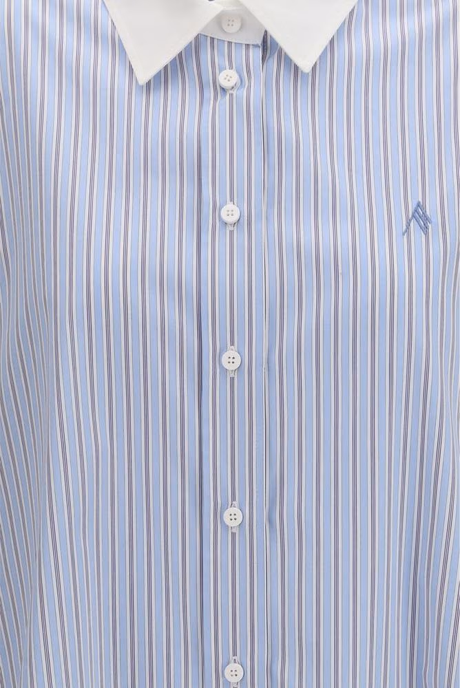The Attico Blue Cotton Shirt
