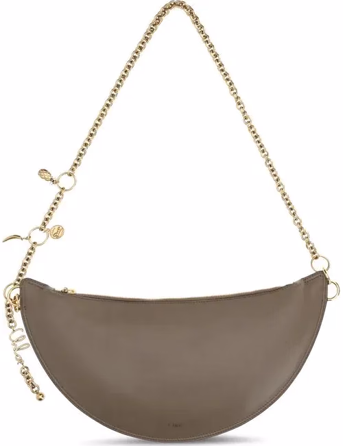 Chloé Gray Calf Leather Bos Taurus Shoulder Bag