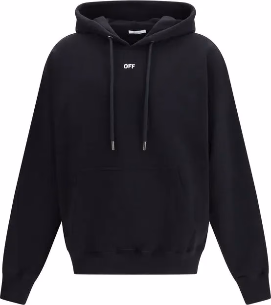 Off-White Black Cotton Sweatshirt