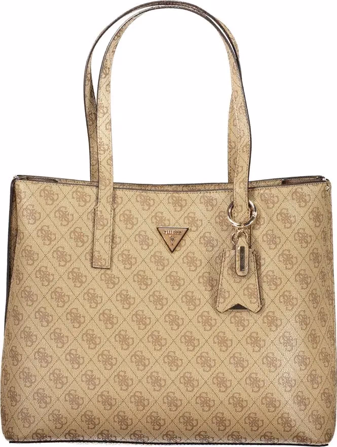 Guess Jeans Beige Polyurethane Women Handbag