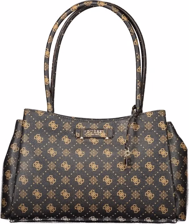 Guess Jeans Marrone Poliuretano Women Handbag