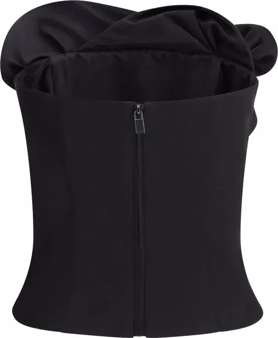 Magda Butrym Black Wool Tank Tops