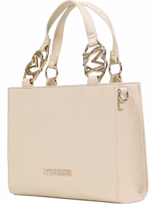 Love Moschino Beige Polyethylene Handbag