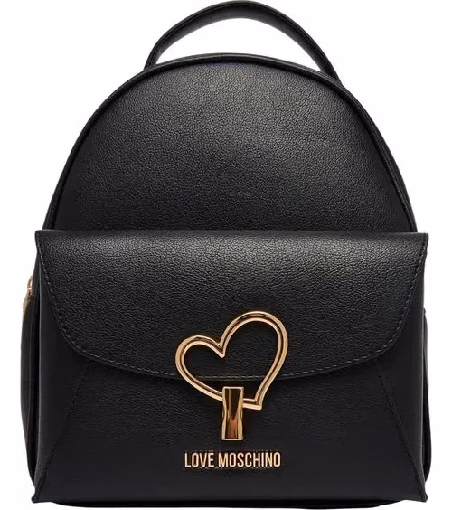 Love Moschino Black Polyethylene Backpack