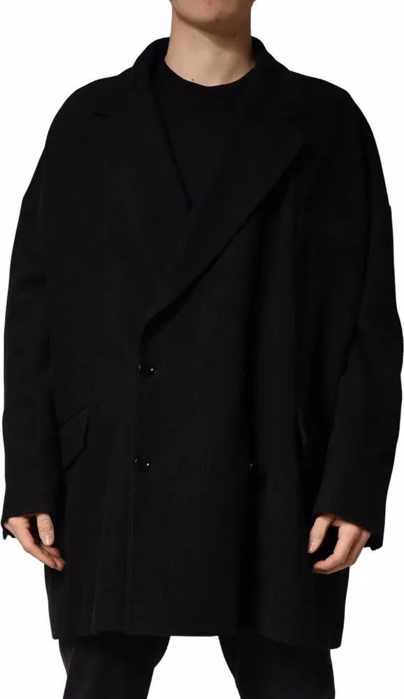 Dolce & Gabbana Black Double Breasted 2 Buttons Suit Jacket