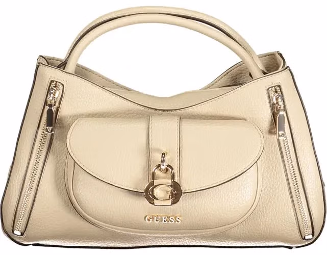 Guess Jeans Beige Polyurethane Women Handbag