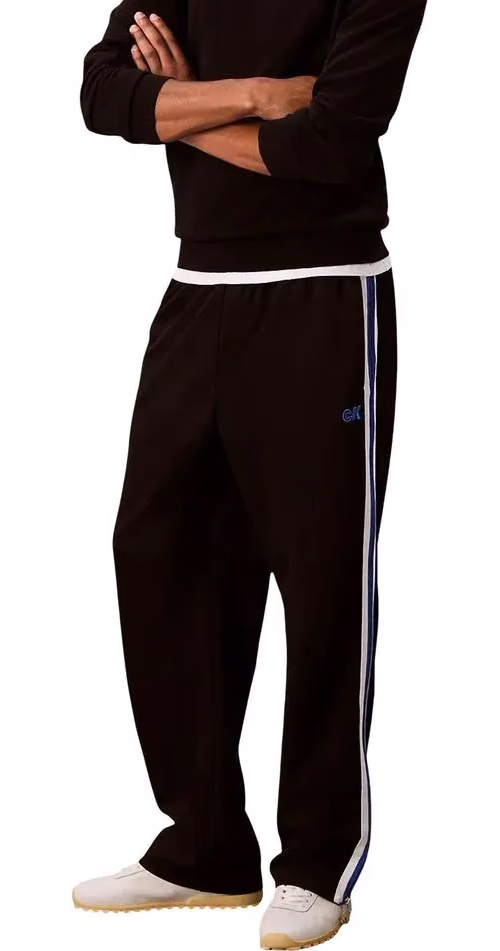 Calvin Klein Jeans Black Polyester Joggers (Workout Pants)