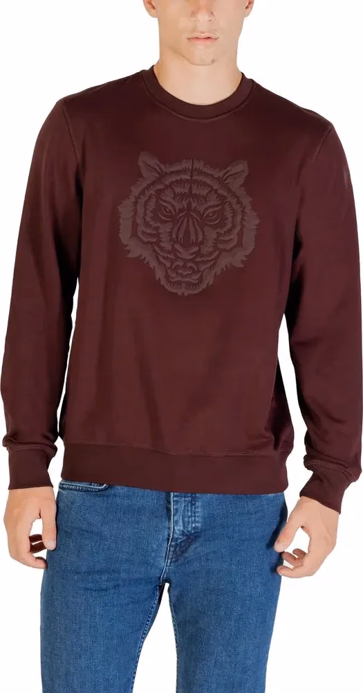 Antony Morato Bordeaux Cotton Sweatshirt