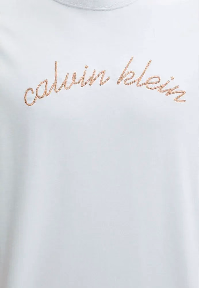 Calvin Klein Jeans Blue Cotton T-Shirt