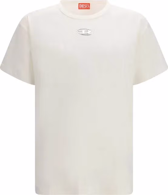 Diesel White Cotton T-Shirt