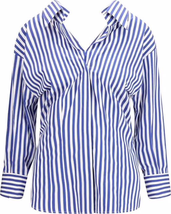 Givenchy Blue Cotton Pattern Shirt