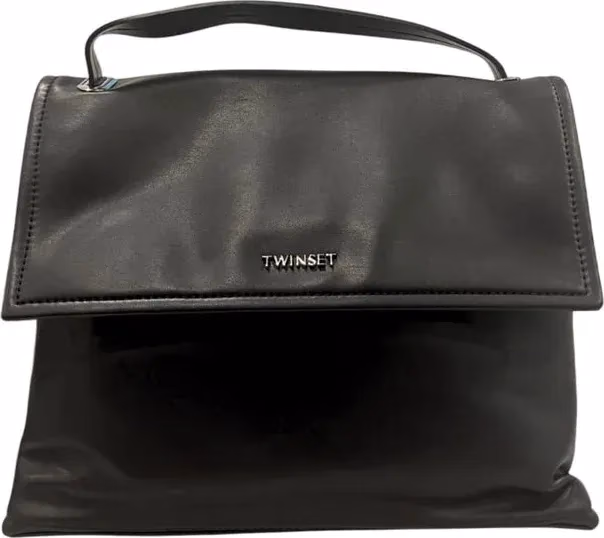 Twinset Black PU Women Handbag