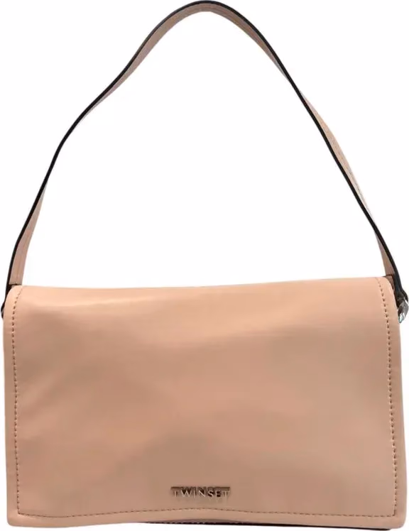 Twinset Pink Polyurethane Women Shoulder Bag