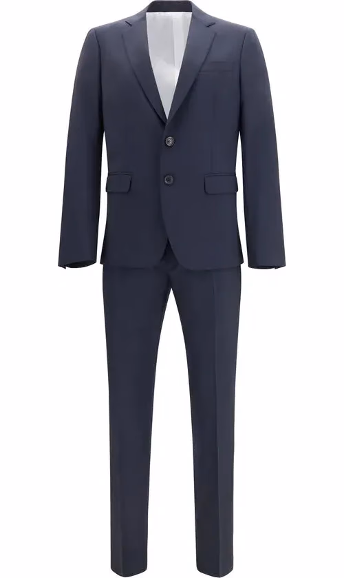 Dsquared² Blue Wool Suit