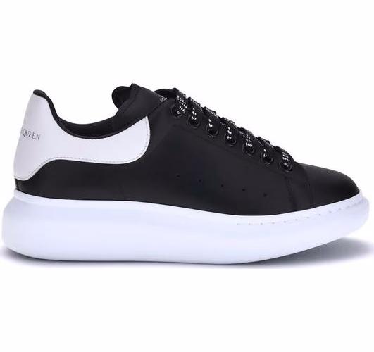 Alexander McQueen Black Calf Leather Bos Taurus Platform Sneakers