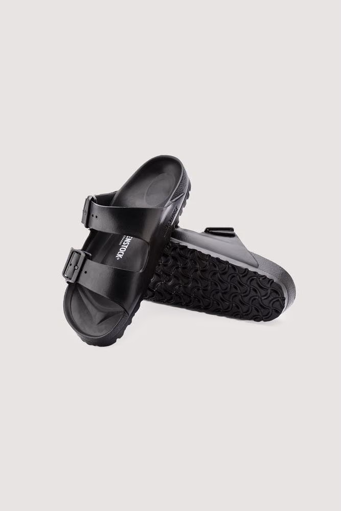 Birkenstock Black Polyester Flat Sandals