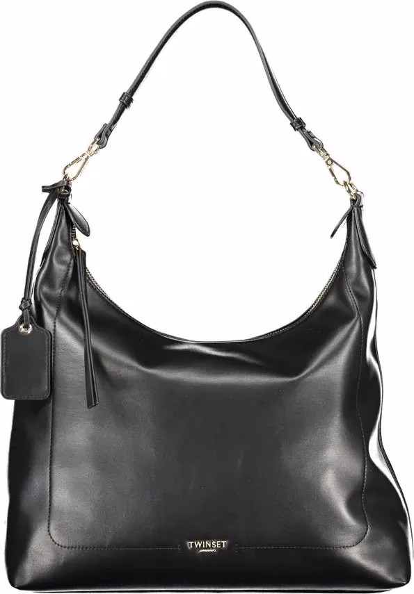 Twinset Nero Poliuretano Women Hobo Bag
