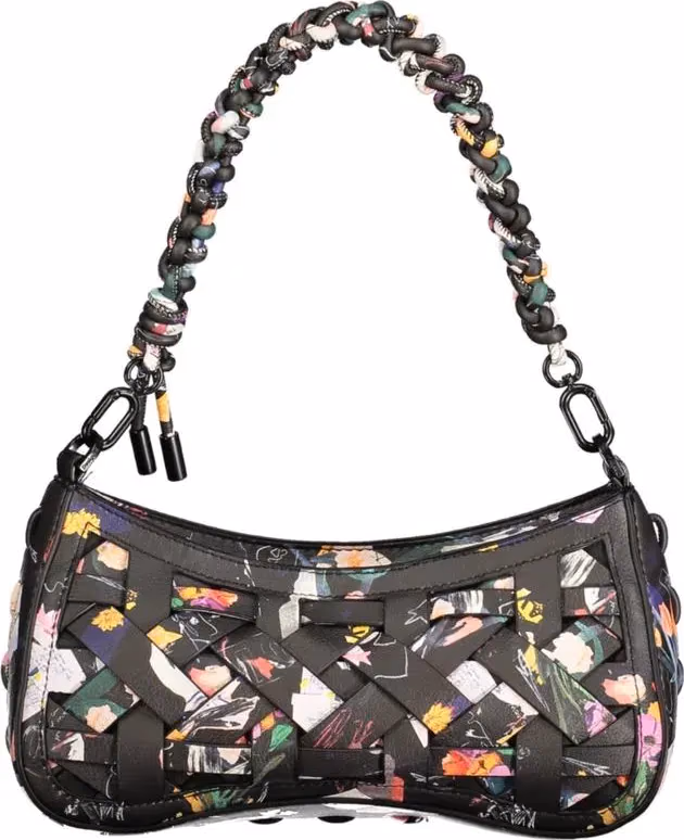 Desigual Nero Poliuretano Women Bag