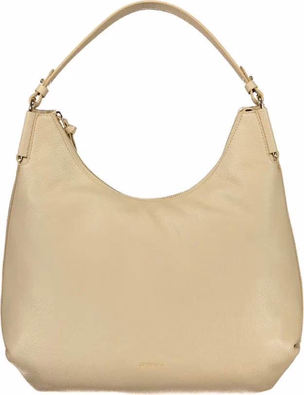 Coccinelle Beige Leather Women Handbag