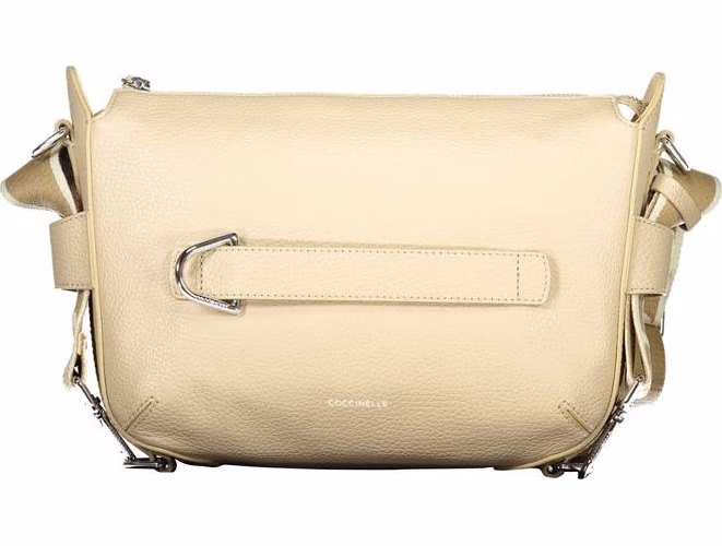 Coccinelle Beige Leather Women Handbag