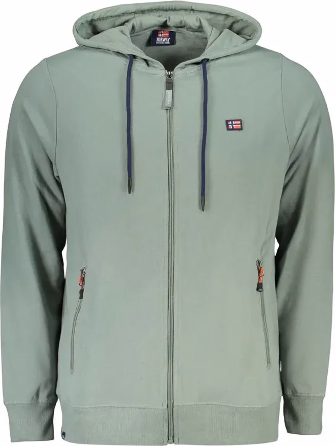 Norway 1963 Verde Cotton Men's Sweatshirt
