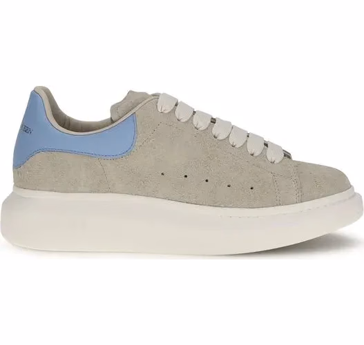 Alexander McQueen Beige Calf Leather Bos Taurus Chunky Sneakers