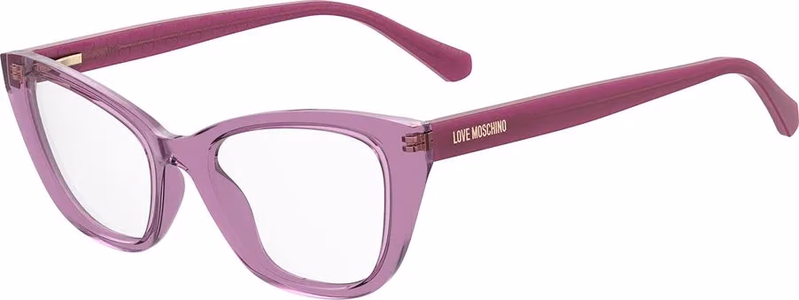 Love Moschino Purple Cellulose Propionate Glasses (Frames)