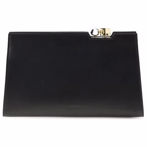 Jacquemus Black Calf Leather Bos Taurus Shoulder Bag