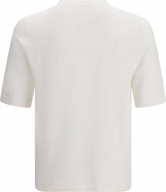Lardini White Linen T-Shirt