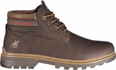 Marrone Polyurethane Men Ankle Boot