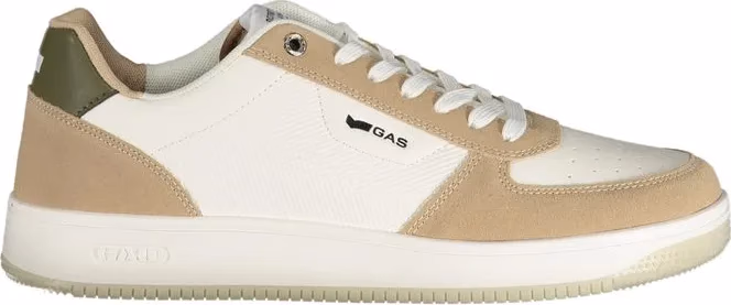 Gas Bianco Polyurethane Men Sneaker