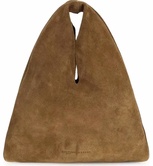 Manebi Brown Calf Leather Bos Taurus Shoulder Bag