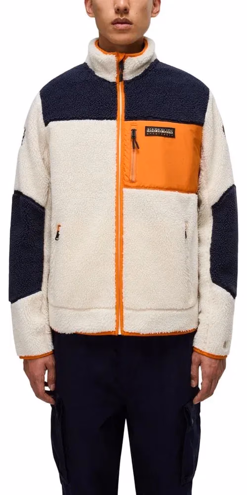 Napapijri Orange Polyester Sweatshirt