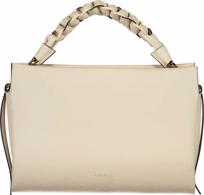 Coccinelle Bianco Leather Women Handbag