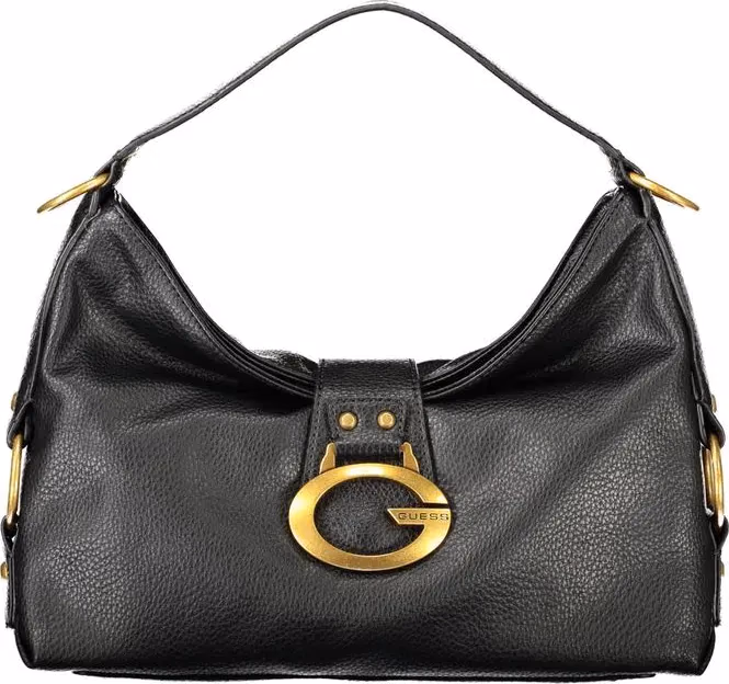 Guess Jeans Nero Poliuretano Women Handbag
